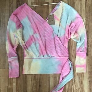 NWT Tie Dye Vici Top
